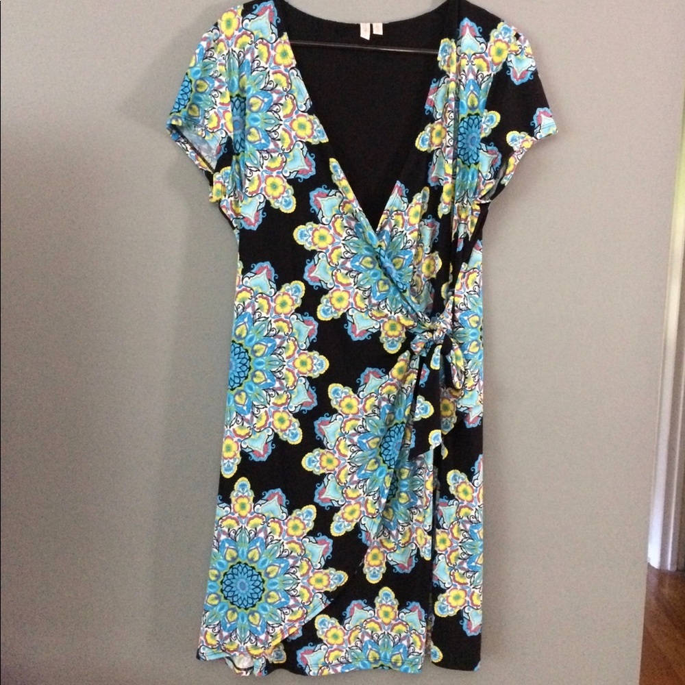 Madison wrap dress. Large